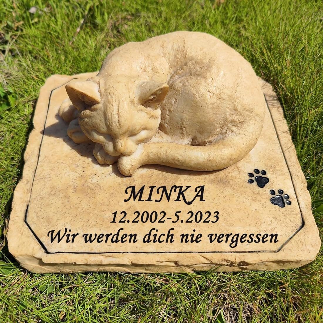 Piedra Conmemorativa for Gatos Personalizada: Recuerdo Personalizado for su Querida Mascota