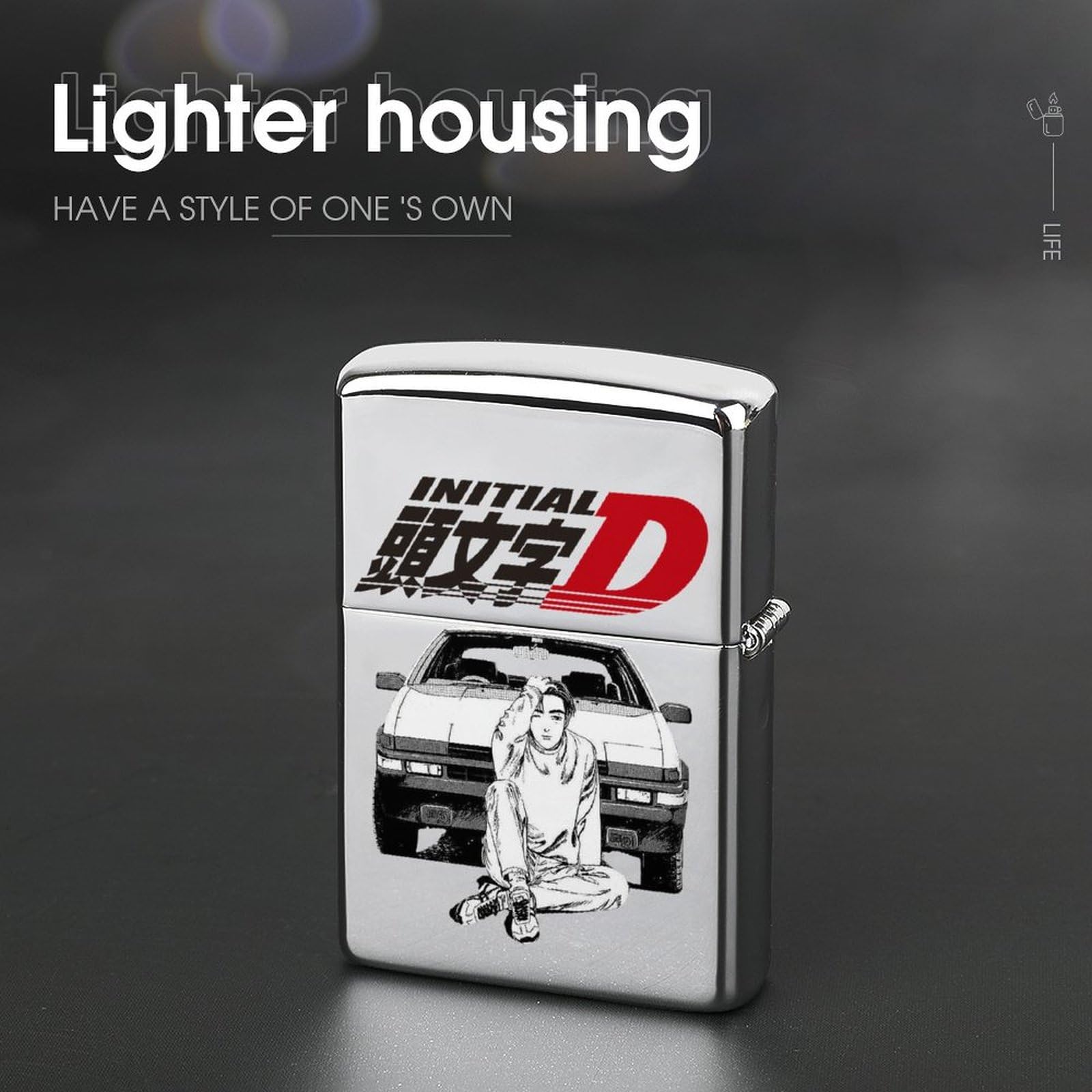 Amazon.co.jp: ライターケース 頭文字d イニシャル D ZIPPO ジッポー 