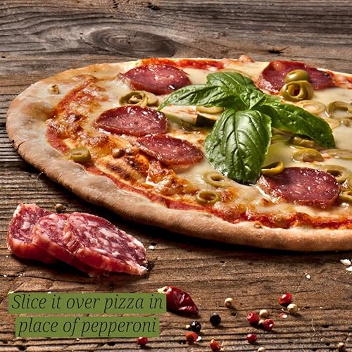 Miniatura 6 de Salame italiano Piacentino DOP  Salami de cerdo curado en seco importado de Italia  La Salameria  17 libras 18lbs