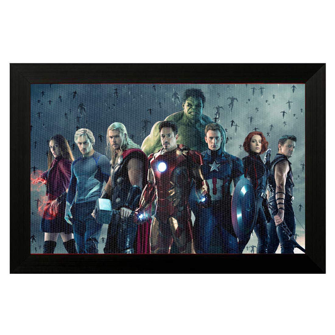 Pintura 'Avengers' Canvas Painting (Wood, 50.8 cm x 2.54 cm x 35.56 cm