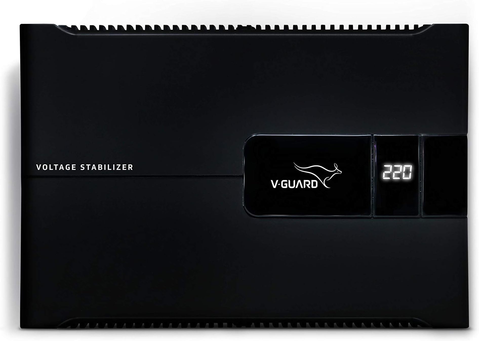 Voltino Grand Digi TV Stabilizer | Applicable for Smart TVs up to 203 cm (80)+Set Top Box,Home Theatre/Gaming Console | 4 Ampere Capacity | Seven Segment Digital Display | Black