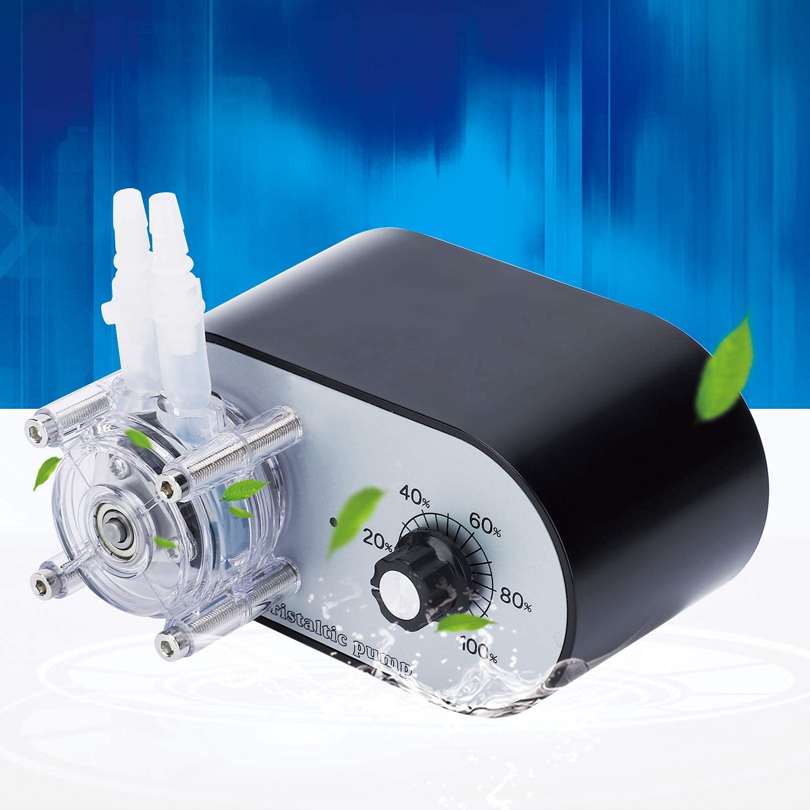 Pompe Péristaltique Pompe à Liquide Péristaltique Bricolage à Débit Élevé Tête Unique EU Plug 114-500 Ml/Min AC 100-240V