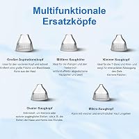 DOCOCO Pórustisztító Szívóeszköz 3 Fokozattal és 5 Fejjel Mitesszer Eltávolítóhoz 3