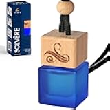 Solvère Car Air Freshener for Men | Perfume Style Freshener with Solvère Fragrance | Strong Freshener with Odour Eliminating Technology with Vent Clip | Car Air Freshener by Perfa