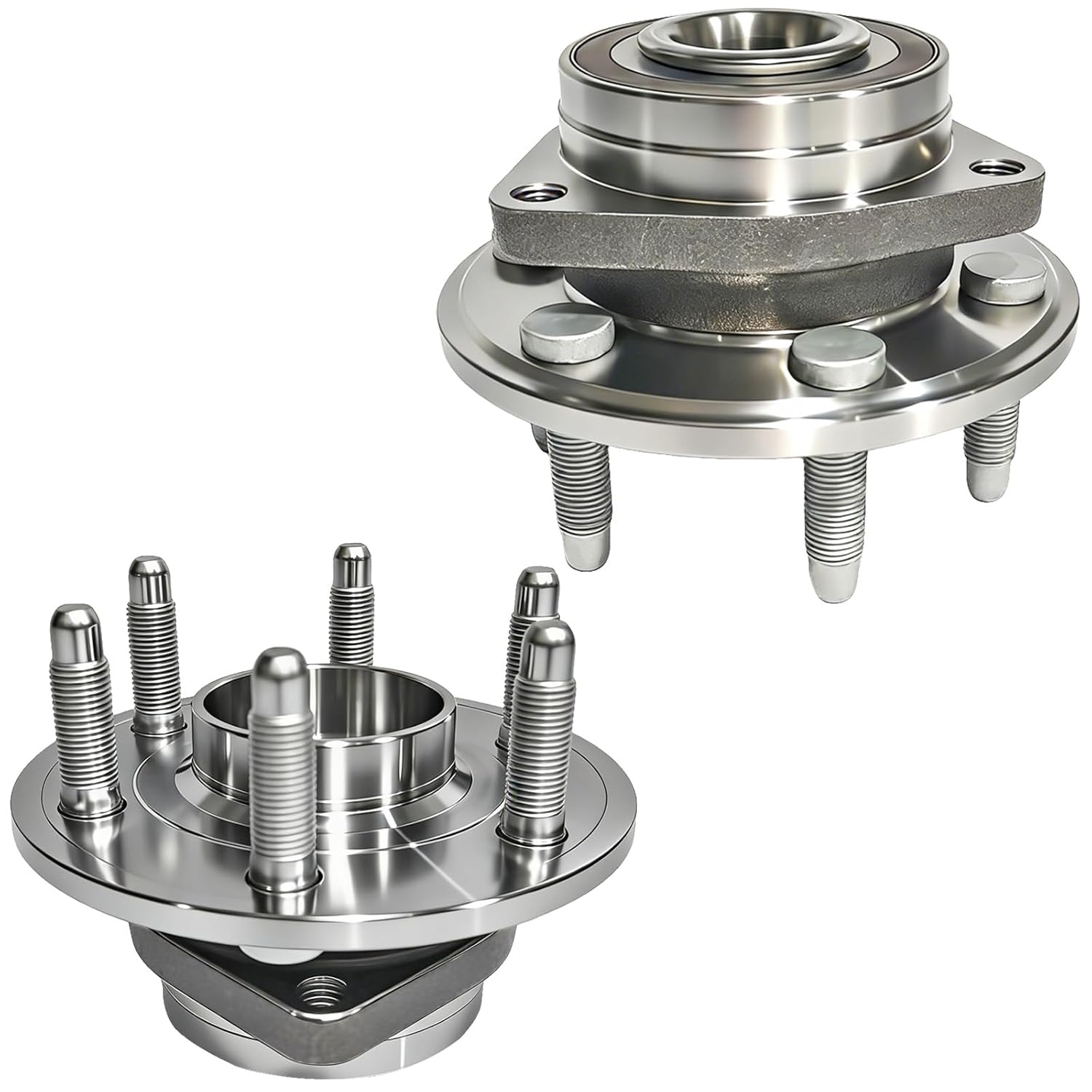 513289 Front/Rear Wheel Bearing and Hub Assembly Compatible with Cadillac SRX 2010 2011 2012 2013 2014 2015 2016, SAAB 9-4X 2011 w ABS