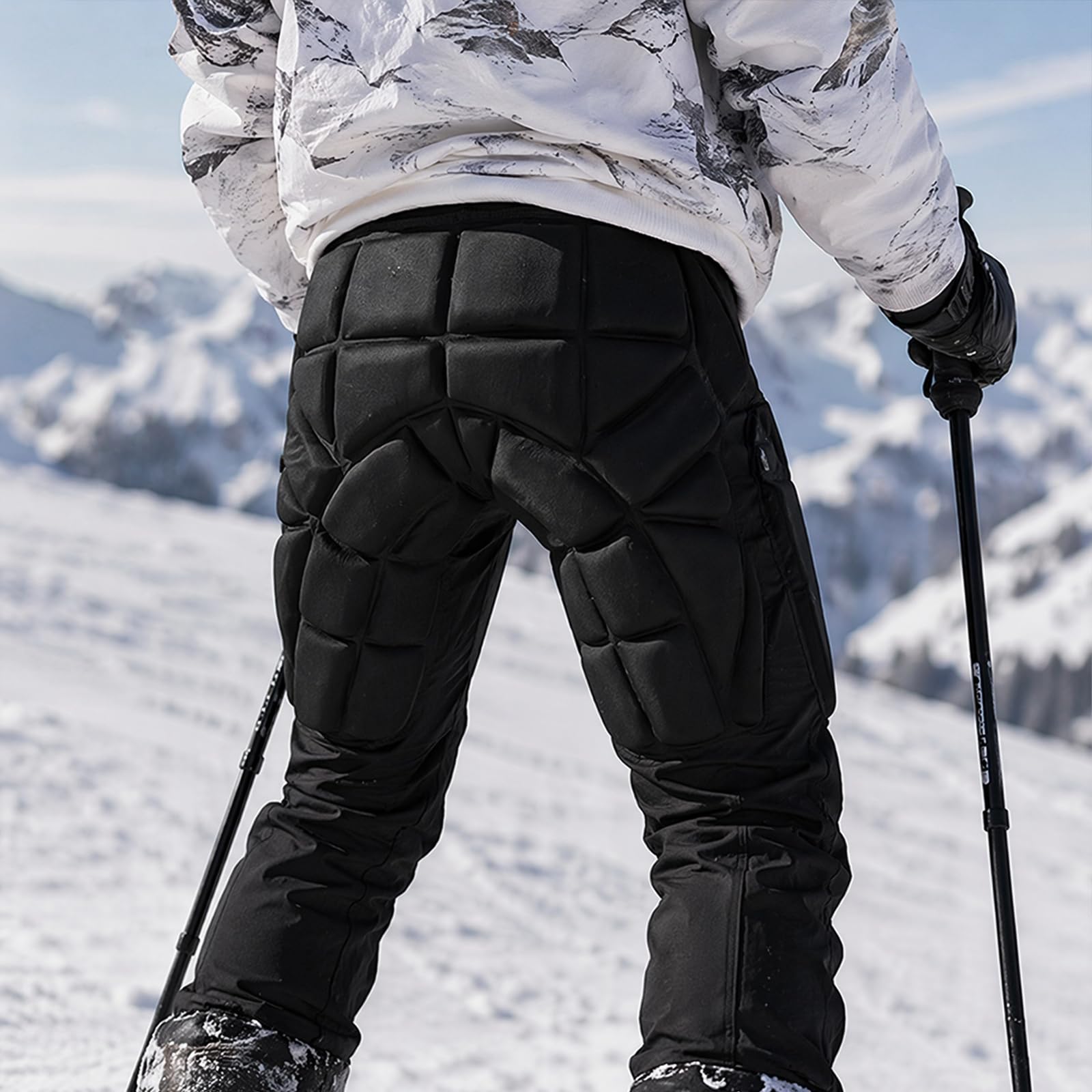 5Pcs Shorty Padded 3D Hip Protection for Skating (Unisex) | Pantaloncini imbottiti con protezione 3D EcoGleam: protezione anca rinforzata, anti-caduta, set 5 pezzi