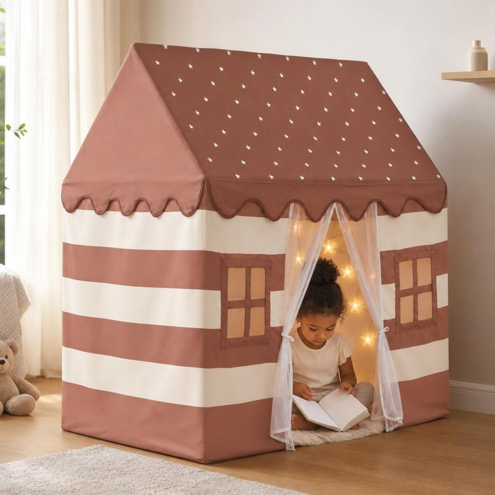 Tienda Juegos con s Portátil | Transpirable, Tienda Tela para Niños, Resistente, Juguete, Interiores,