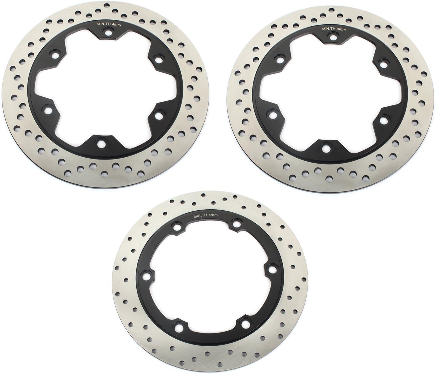 Front Rear Brake Disc Rotors for Honda VFR700F/F2 VFR750F Interceptor 1986 1987 CBR750 87-89