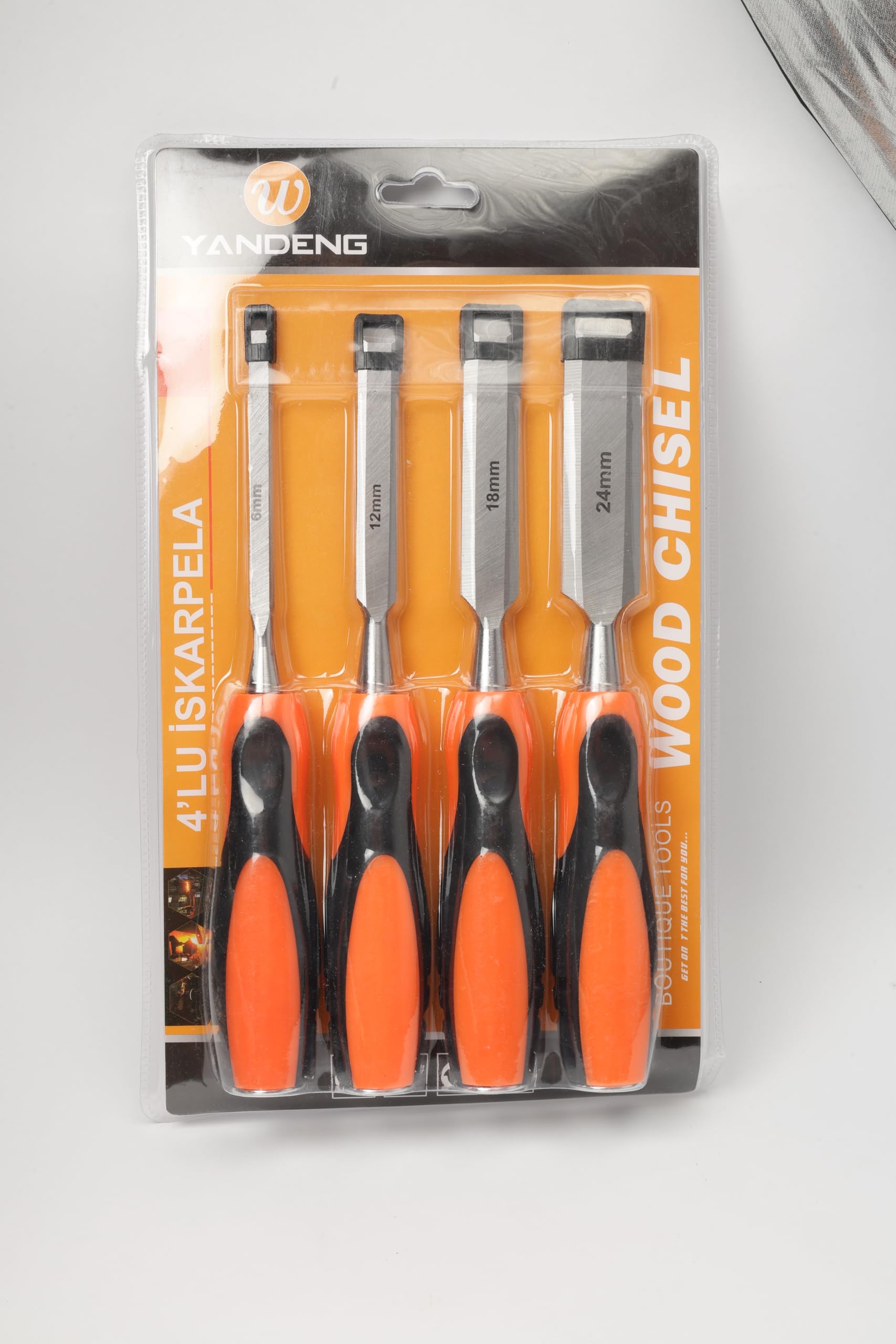 Spartan 4 Pcs Wood Chisel Set for Woodworking | Heavy Duty Steel Blade Chisels with Hammer End & Ergonomic Plastic Handle for Carving, Cutting, Shaping, DIY & Carpentry Work-image-11