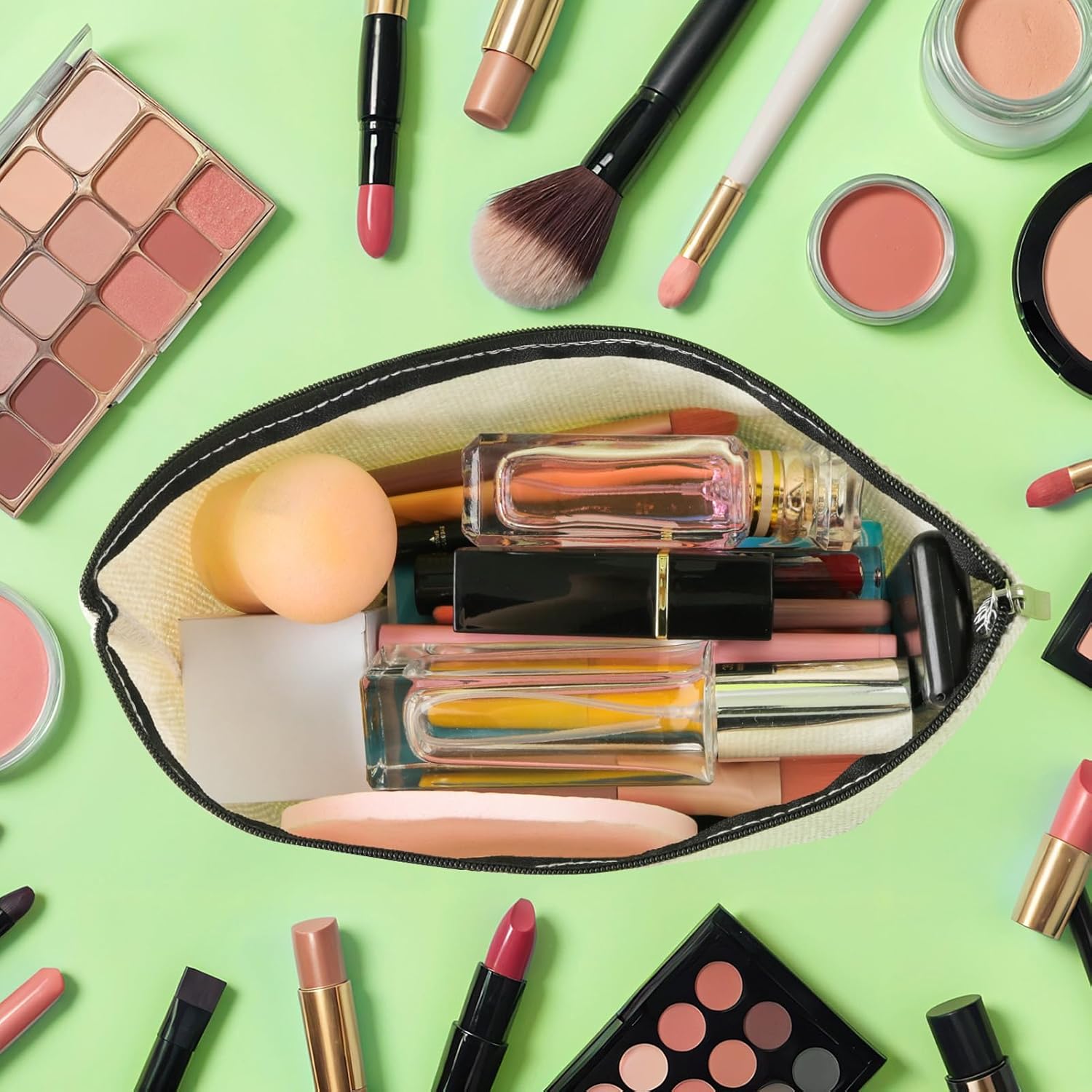 Pilates Gifts for Women Yoga Lover Makeup Bag Thank You Gifts for Pilates Lover Yoga Instructor Teacher Cosmetic Bag Christmas Birthday Mother's Day Makeup Pouch for Sister Friends Coach Aunt Mom - Image 6