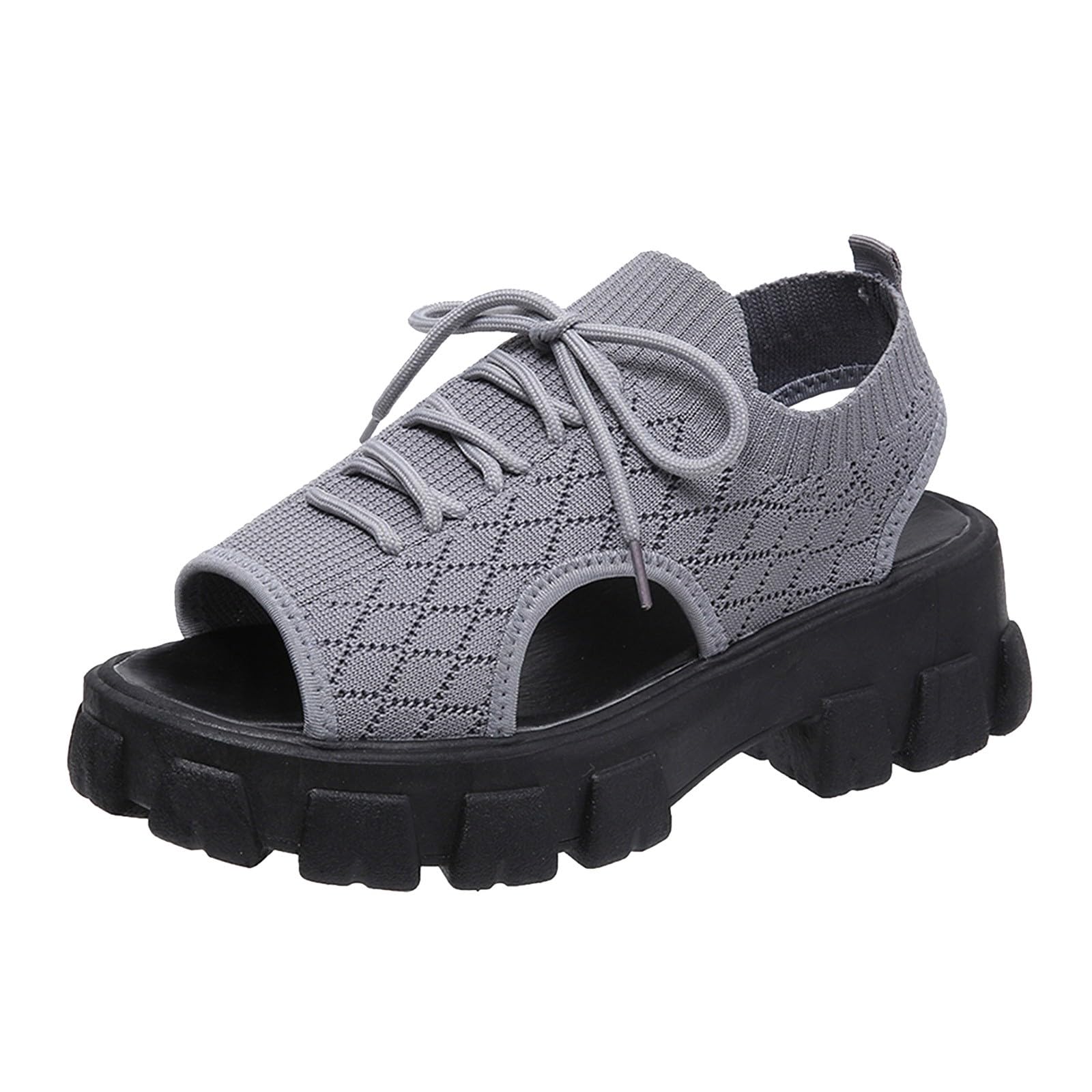 Baskets évider confortables amorti talon bloc pour marche prolongée - 8