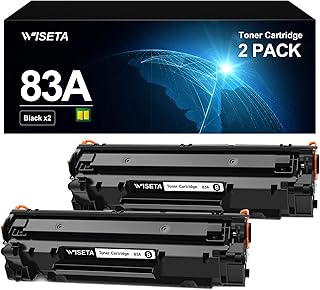 83A Toner Replacement for HP 83A CF283A Toner Cartridge to Compatible with Laserjet Pro MFP M201dw, 125nw, M127fw, M127fn, M225dw, M225d, M125a Printer (2 Black)