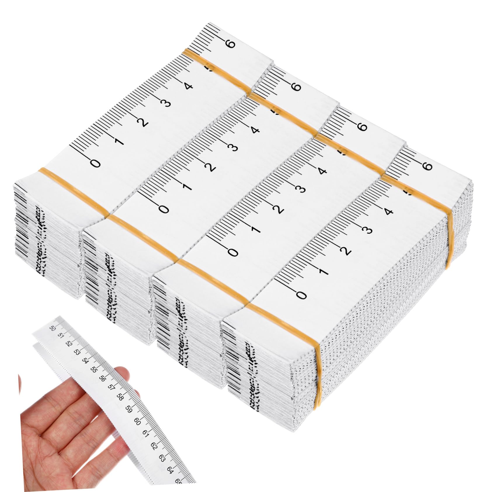 Healvian 100 pezzi di carta metro a nastro per metro a nastro per misure corporee grandi e metro a nastro bifacciale, colore bianco