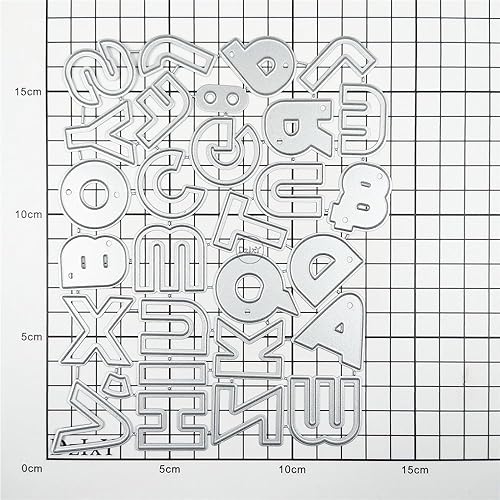 Miniatura 3 de DzIxY Marcos letras troqueles de corte de metal para hacer tarjetas, papel en relieve, troquelados, plantillas de máquina de álbumes de recortes,
