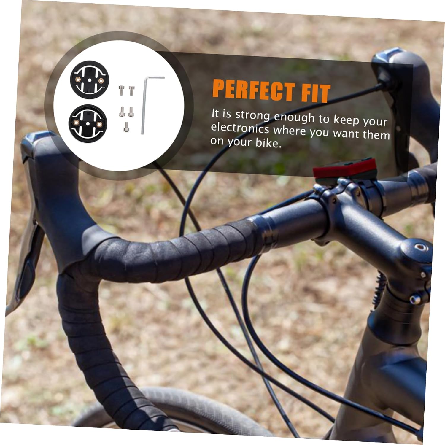 WOONEKY Professional Bike Accessories Bike Computer Mount Stable and Easy to Install