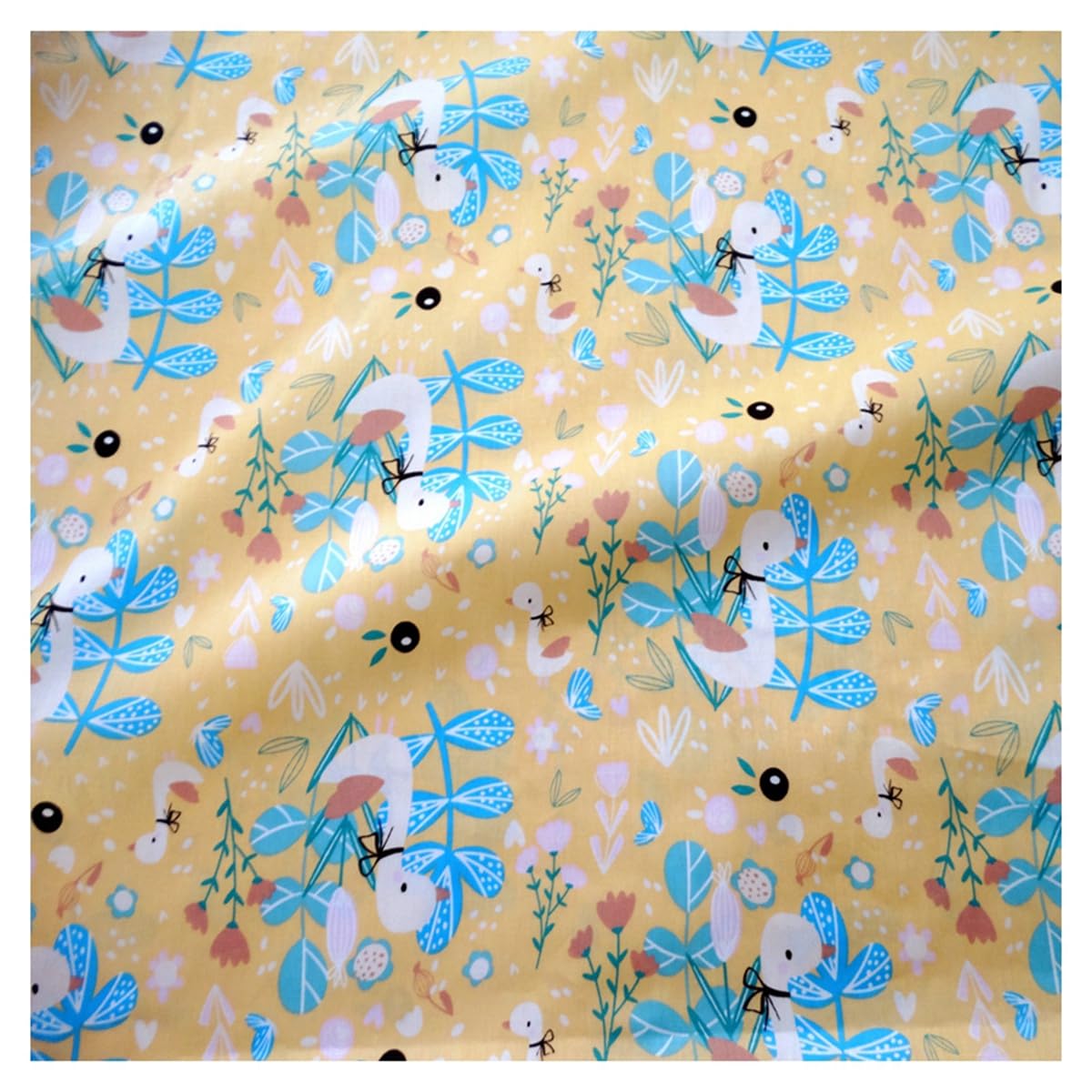 Materiały bawełniane, towar sprzedawany na metry, z nadrukiem kreskówek, zwierzęta, chusta bawełniana, patchwork, zestaw materiałów, 100% bawełna, materiały do szycia, do pikowania,
