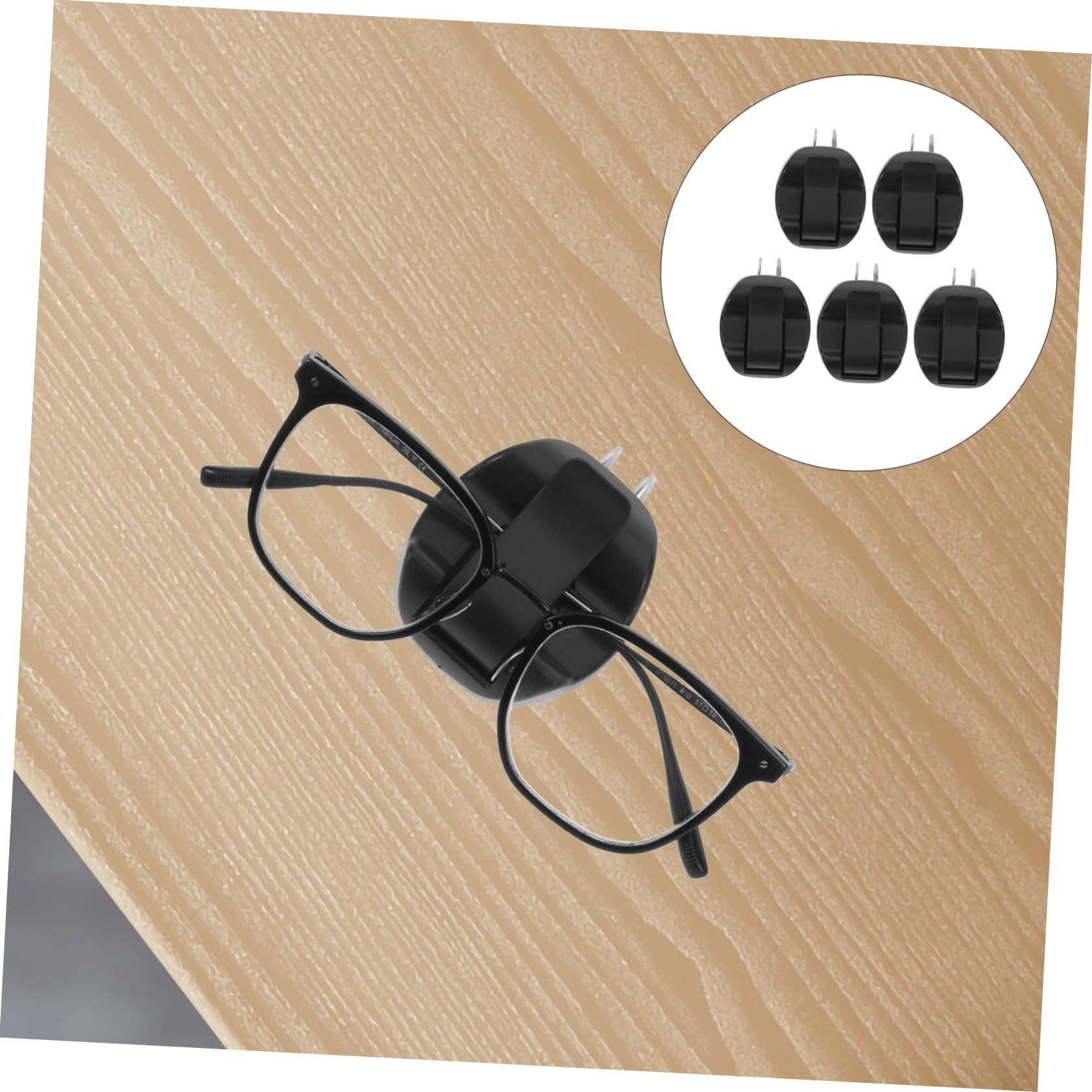 5pezzi Clip per Occhiali da Sole per Auto Custodia per Occhiali da Auto Supporto per Visiera da Sole Visiera per Clip per Supporto per Accessori