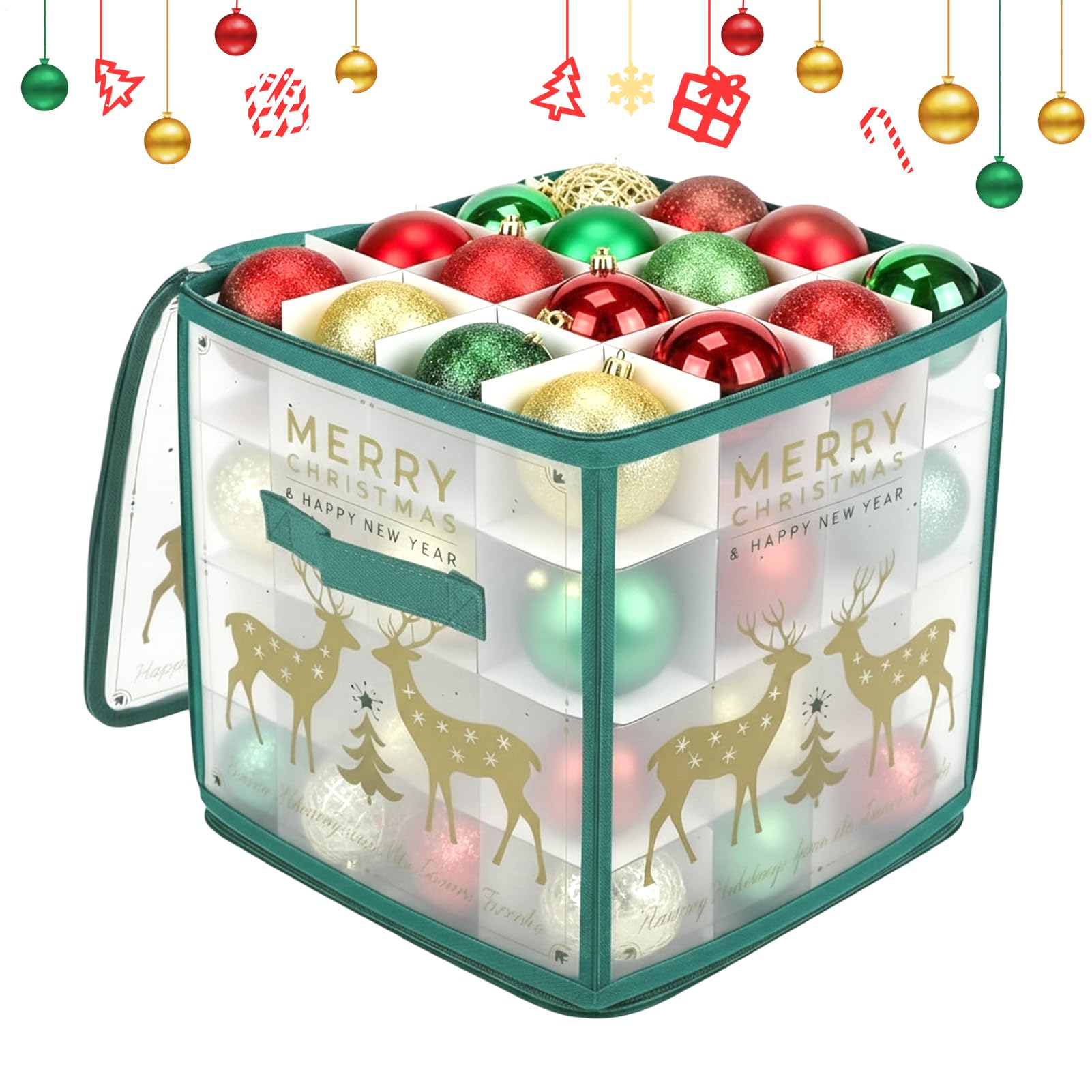 Boîte de rangement Noël pour la maison idéale après les fêtes de fin d'année