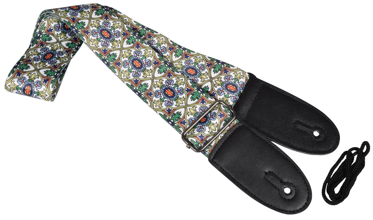 Chord | Fully Adjustable Delux Guitar Strap | Multi-colour Floral