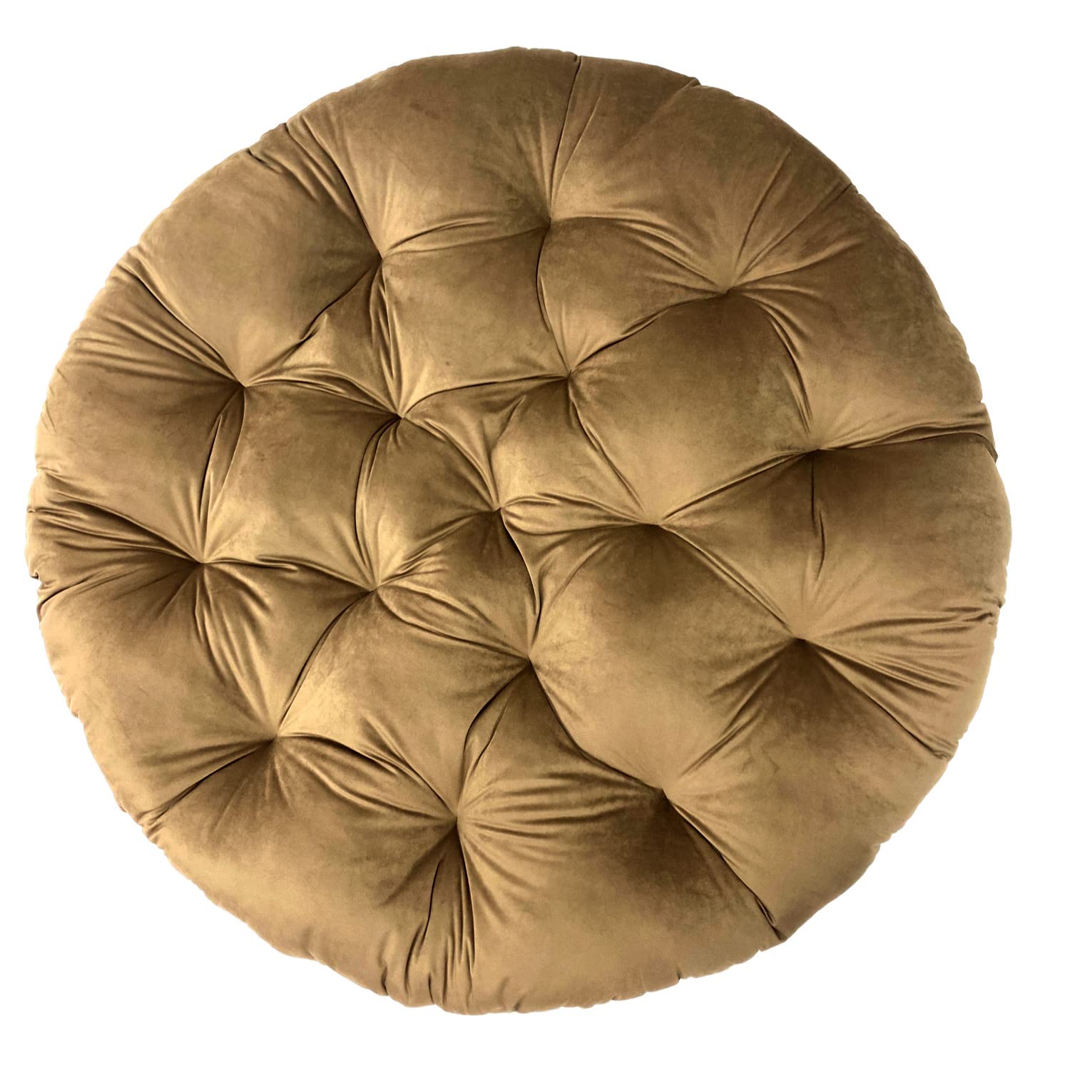 SuperKissen24. Cojines para Silla Colgante - Cojín Redondo - Almohada para Silla Colgante - Almohada para Silla Columpio - Almohada Blanda - Beige