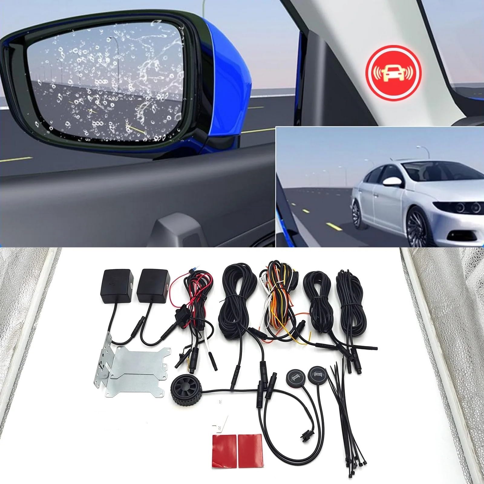 Sensor Marcha atrás Coche Sensor de microondas detección Radar Punto | Sensor de microondas detección radar punto de coche, asistencia a la conducción, sensor de radar de marcha atrás universal
