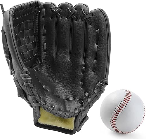 Miniatura 1 de Guante de béisbol, guante de sóftbol, guante de atrapador, cómodo guante de sóftbol y béisbol para niños, jóvenes, adultos, deportes y béisbol