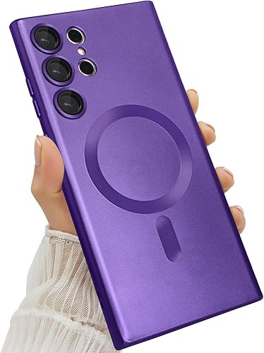 Miniatura 86 de Funda Magnética para Samsung Galaxy S25 Plus para Mujeres Hombres Niñas [Compatible con MagSafe] [Protector de Lente de Cámara] Mate Bonita Delgada
