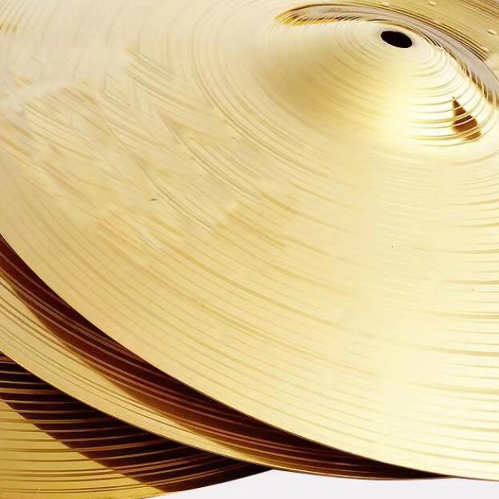 Platillo Crash para Instrumentos de Percusión, Batería para Principiantes, Fabricada en Aleación, 18 Inch