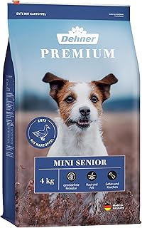 Dehner Premium Duck and senior Dry Dog Food Mini Lamb with Potato – 4 kg product image