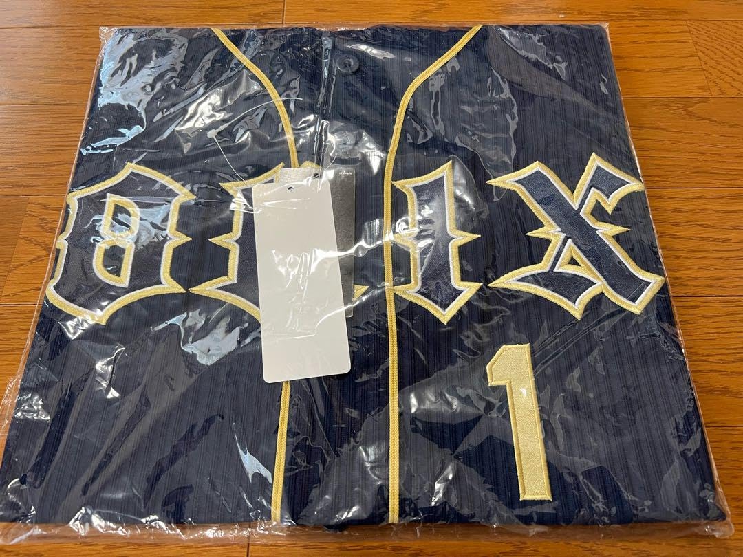 オリックスバファローズ中島選手ユニフォーム背番号1 オリックス・バファローズ 応援グッズ SIZE O ネイビー 中島宏之