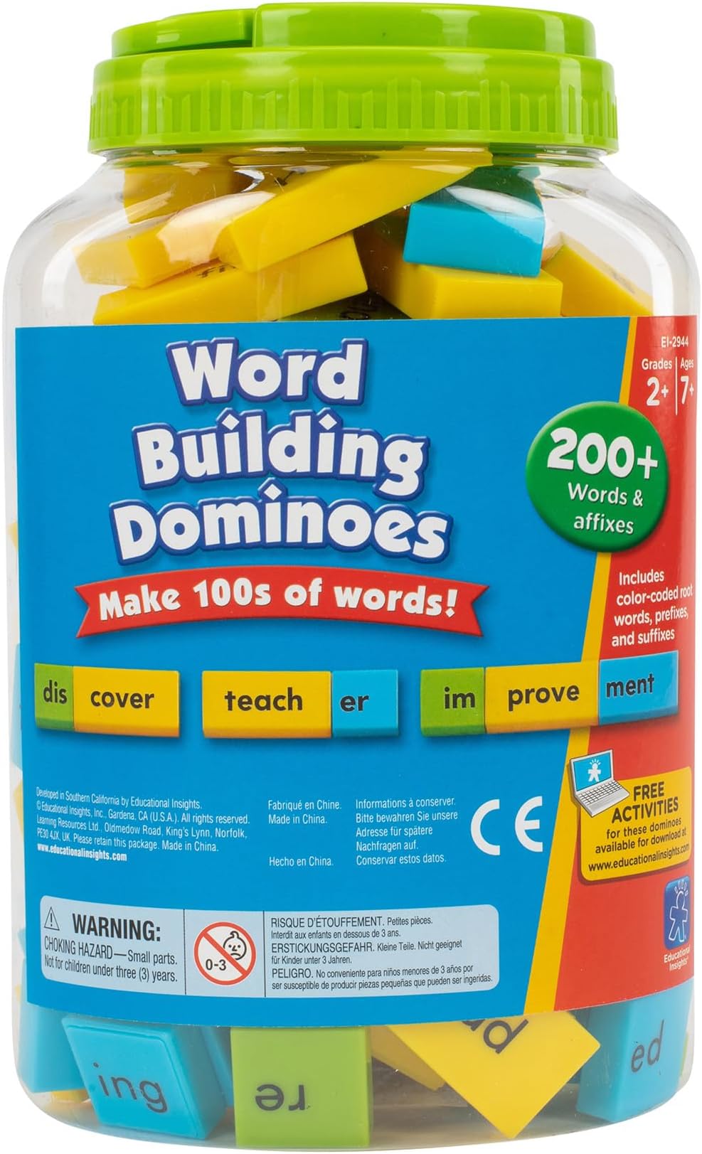 Learning Resources Word Building Dominoes (Set of 200)