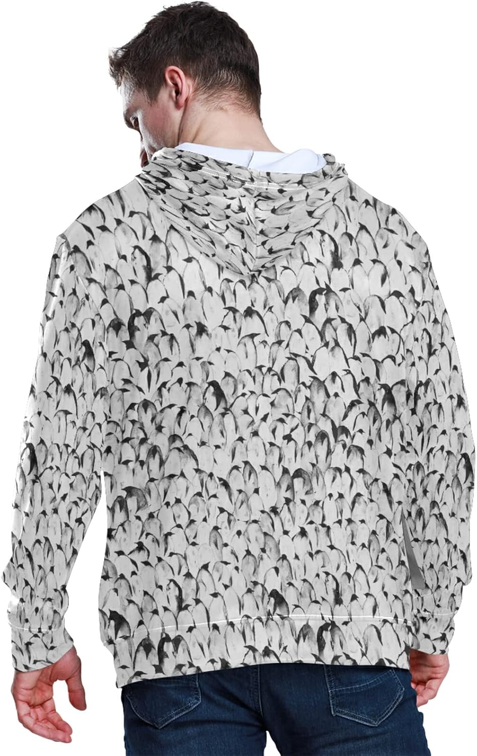 Owl Wolf Eagle Deer Hoodie Pullover Long Sleeves Thin Workout Sweatshirts