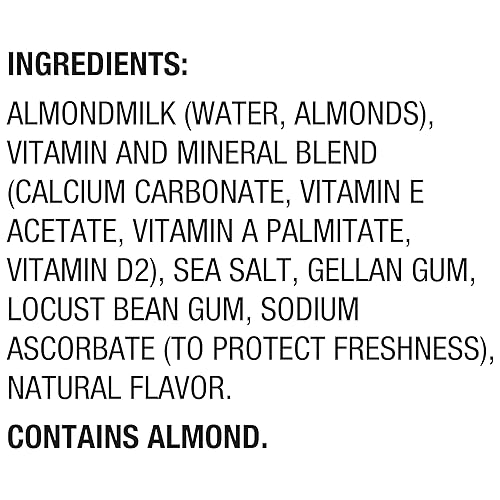 Vista 3 de Silk Leche de almendra estable en estantes, vainilla sin azúcar, sin lácteos, vegana, proyecto verificado sin OMG, 1 cuarto de galón