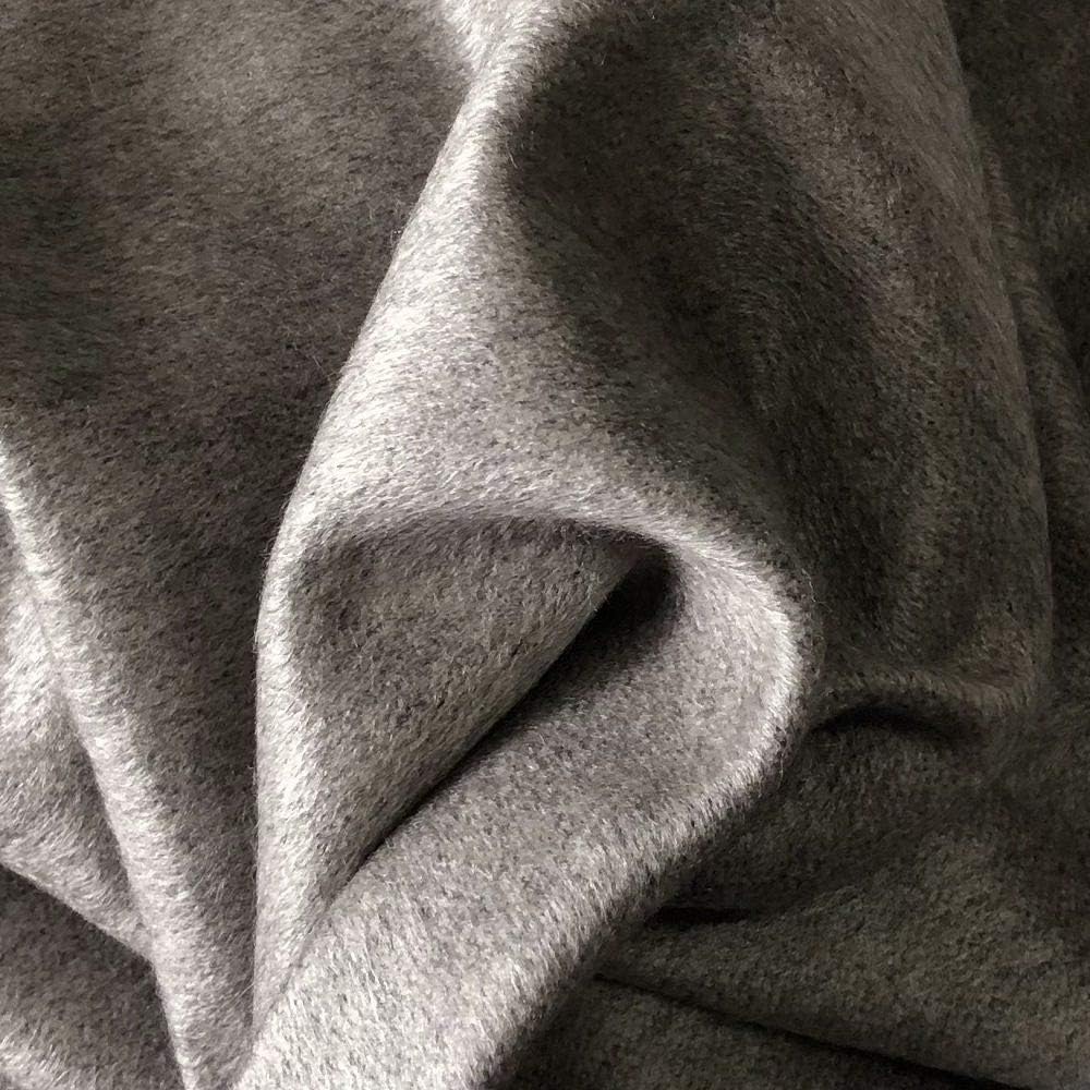 Amazon | [ピアチェンツァ] マフラー ブラウン×ライトグレー ダブル