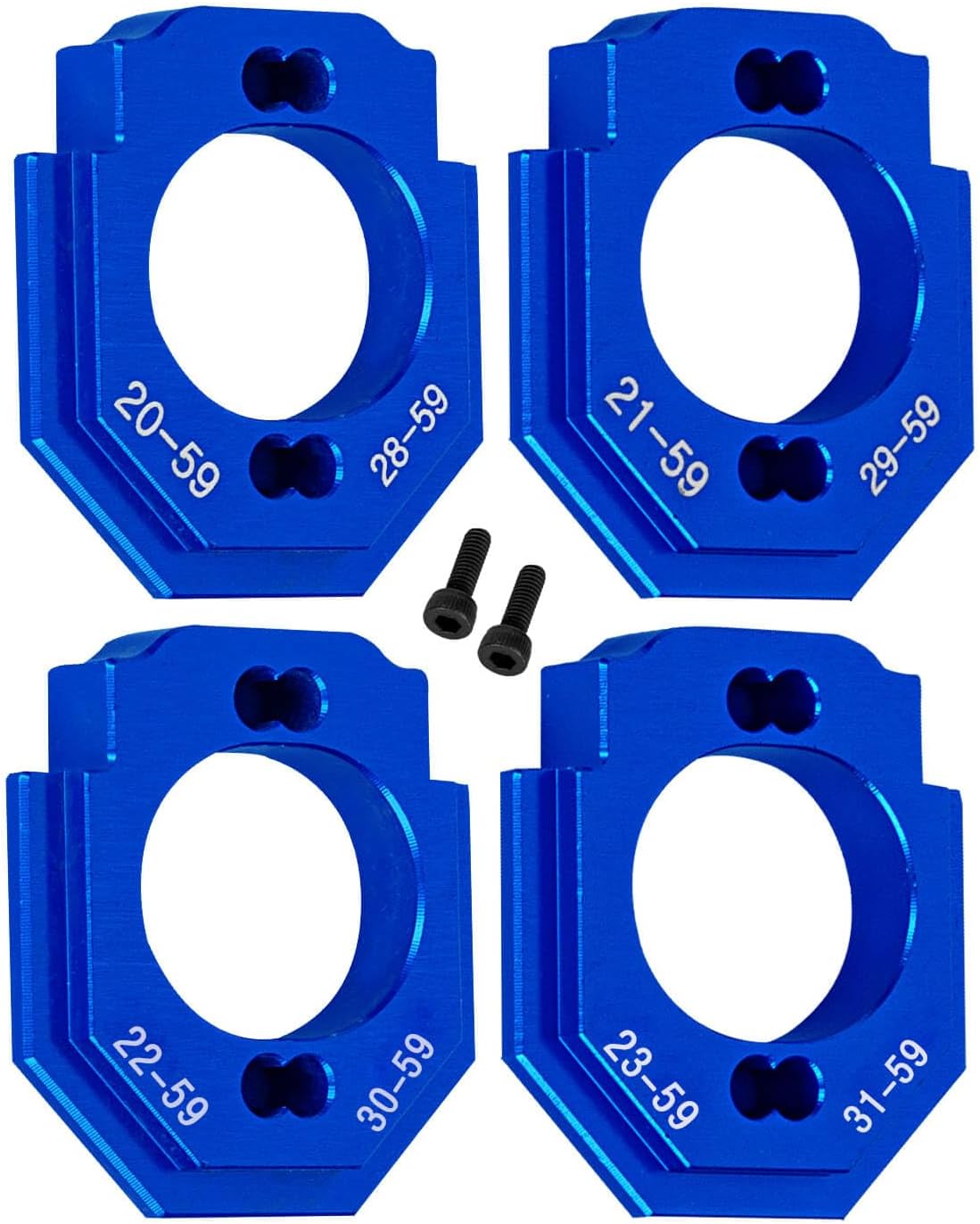 RC Aluminium Motor Mount Set Upgrades Part for 1/18 Granite Grom Mega 380 Brushed 4x4 Monster Truck RTR,Motor Heatsink Mount.Navy Blue(Replace:ARA320744)