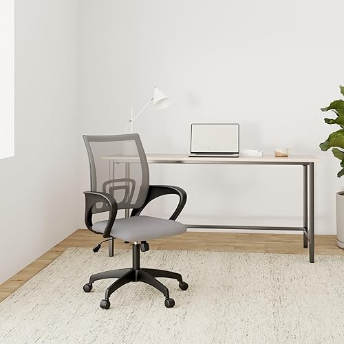 Miniatura 2 de BestOffice | Ergonomic Office Chair | Mid-Back Swivel Desk Chair | Breathable Backrest & Lumbar Support | Adjustable Height | Sponge Seat | Rolling