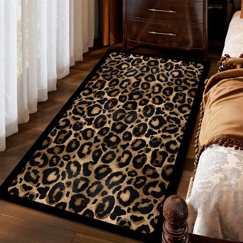 Tapis de décoration à la maison design léopard haut de gamme