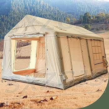 エアーテント Amazon.co.jp: エアーテント 大型 1-8人用 12平米 240CM高い