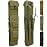 RUBY.Q 46 Rifle Bag, Green Tactical Long Rifle Backpack, Portable Shotgun Case for Firearm Storage and Transportation, Suitable for Outdoor Hunting Shooting (46 Green)