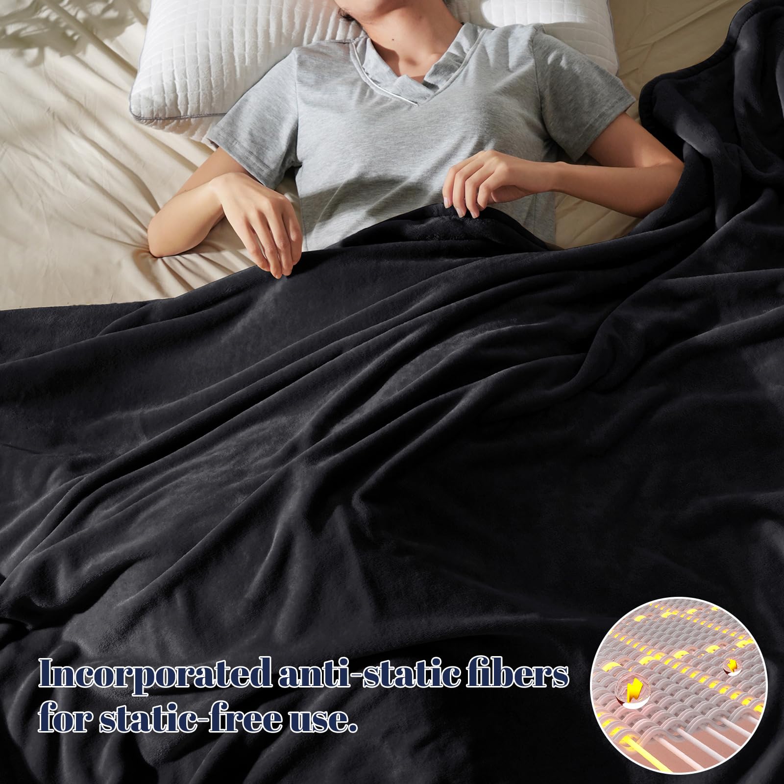 Amazon.com: PHF Ultra Soft Fleece Throw Blanket, No Shed No