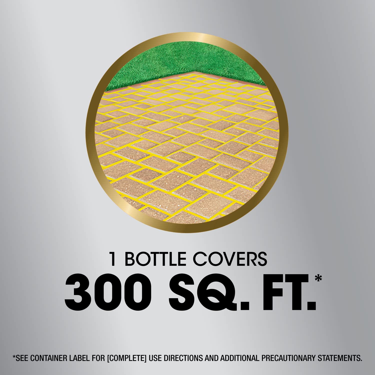 Roundup Herbicida y hierba de doble acción más prevención de 4 meses, para patios y paisajes, mata hasta la raíz, resistente a la lluvia en tan rápido como 30 minutos, 1 galón.