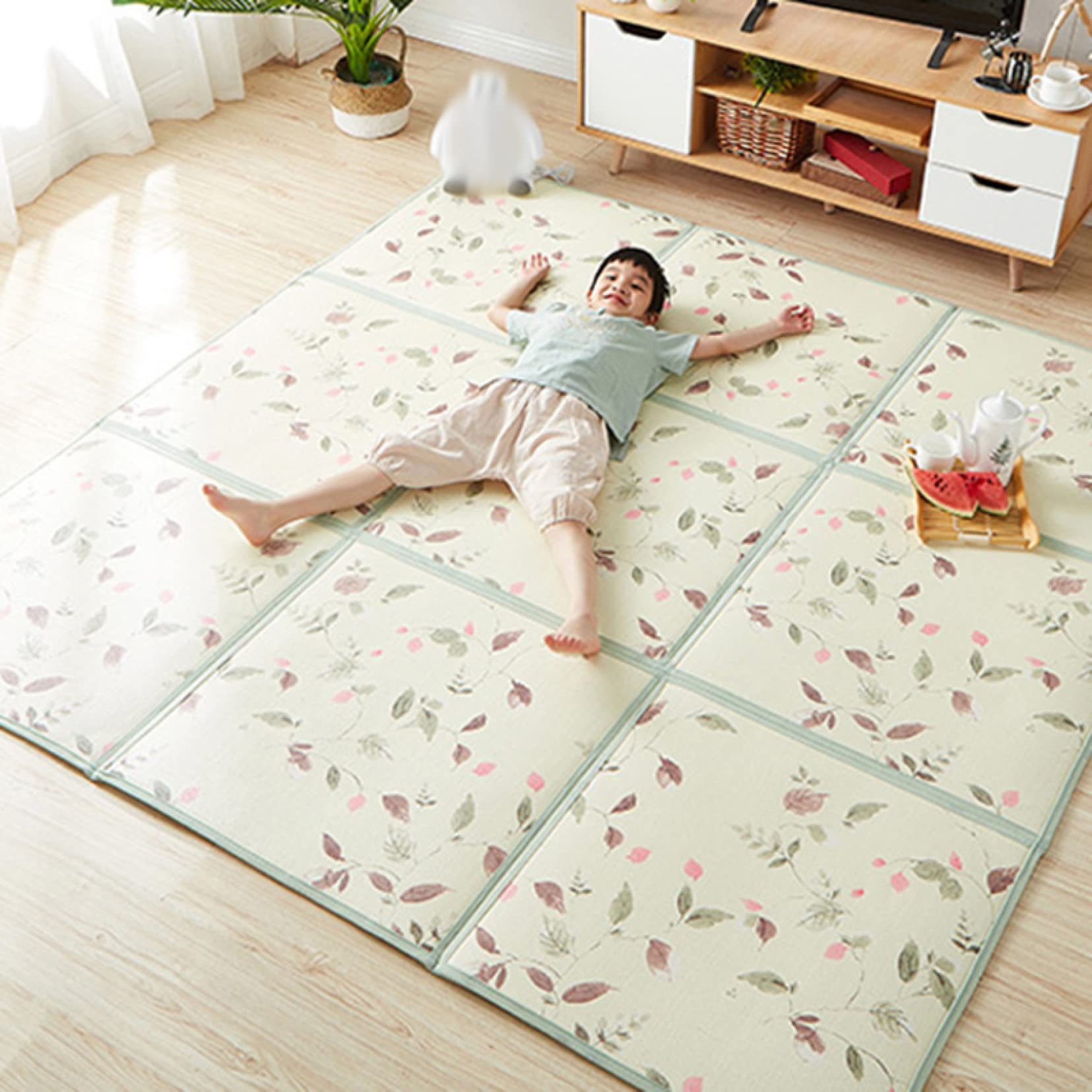 Amazon｜畳マット 折りたためるユニット畳 い草 マットレス 4つ折り