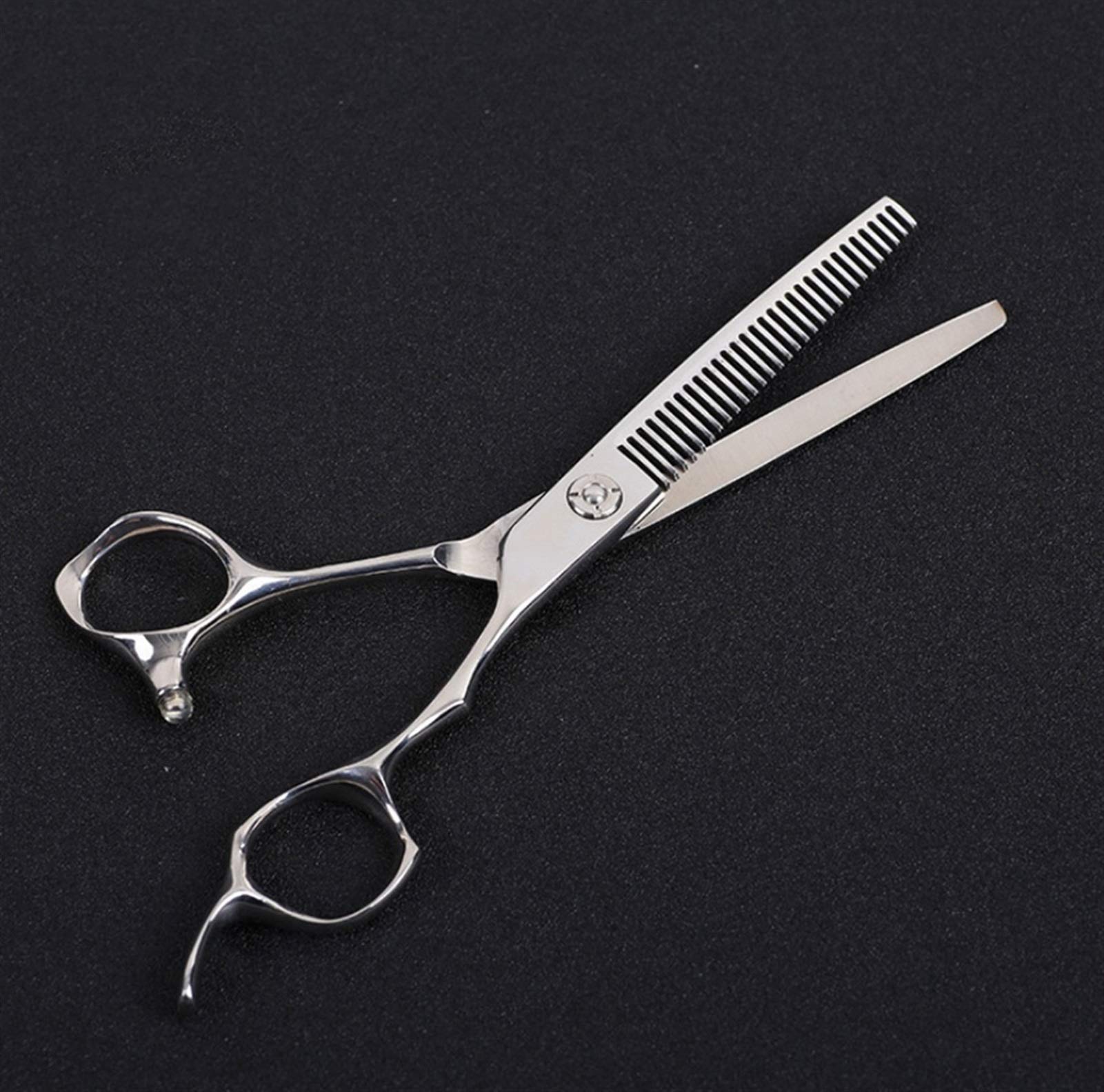 Forbici da parrucchiere Forbici per sfoltire in acciaio inossidabile da 6 pollici Forbici per sfoltire i capelli Barbiere professionale affilato Attrezzatura per parrucchieri