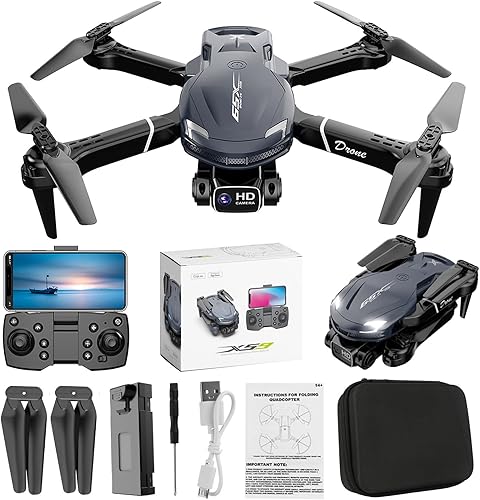 Drone with 4K Camera for Adults, Foldable Fpv Remote Control Quadcopter with Altitude Hold Mode, Headless Mode, Trajectory Flight, Rolling 360 Rc