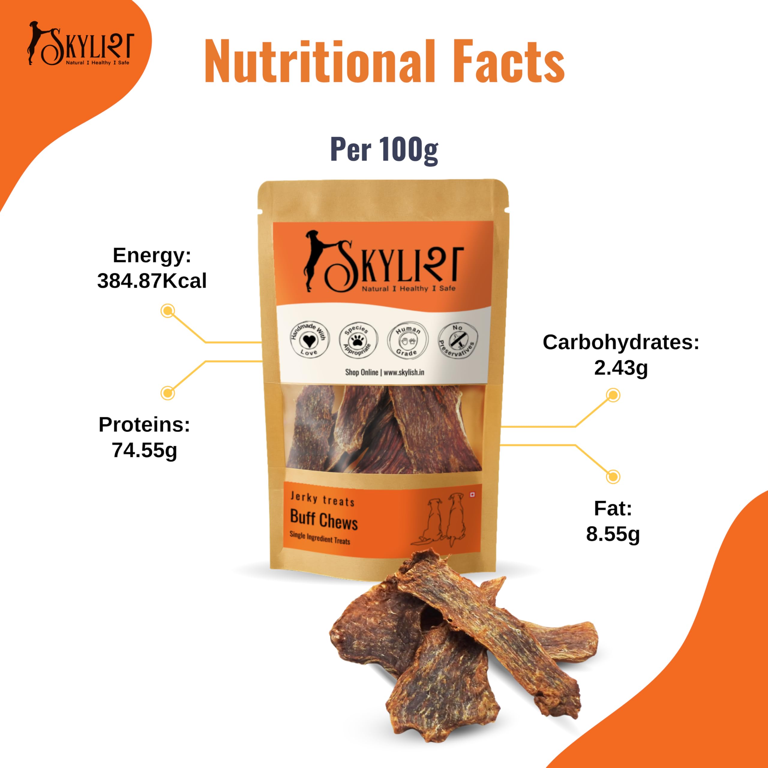 Skylish Whole Dehydrated Sardines for Dogs and Cats, 100 Percent Natural Single Ingredient High Protein Low Fat Pet Treat, Easily Digestible Snack Or Meal Topper, Nutrient Rich Seafood, 30g 4