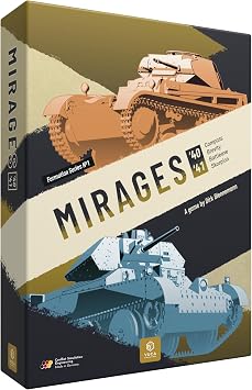 | Board Game MIRAGES, Formation Series, 2-Player Wargame, Military Theme, 3-6 Hours,