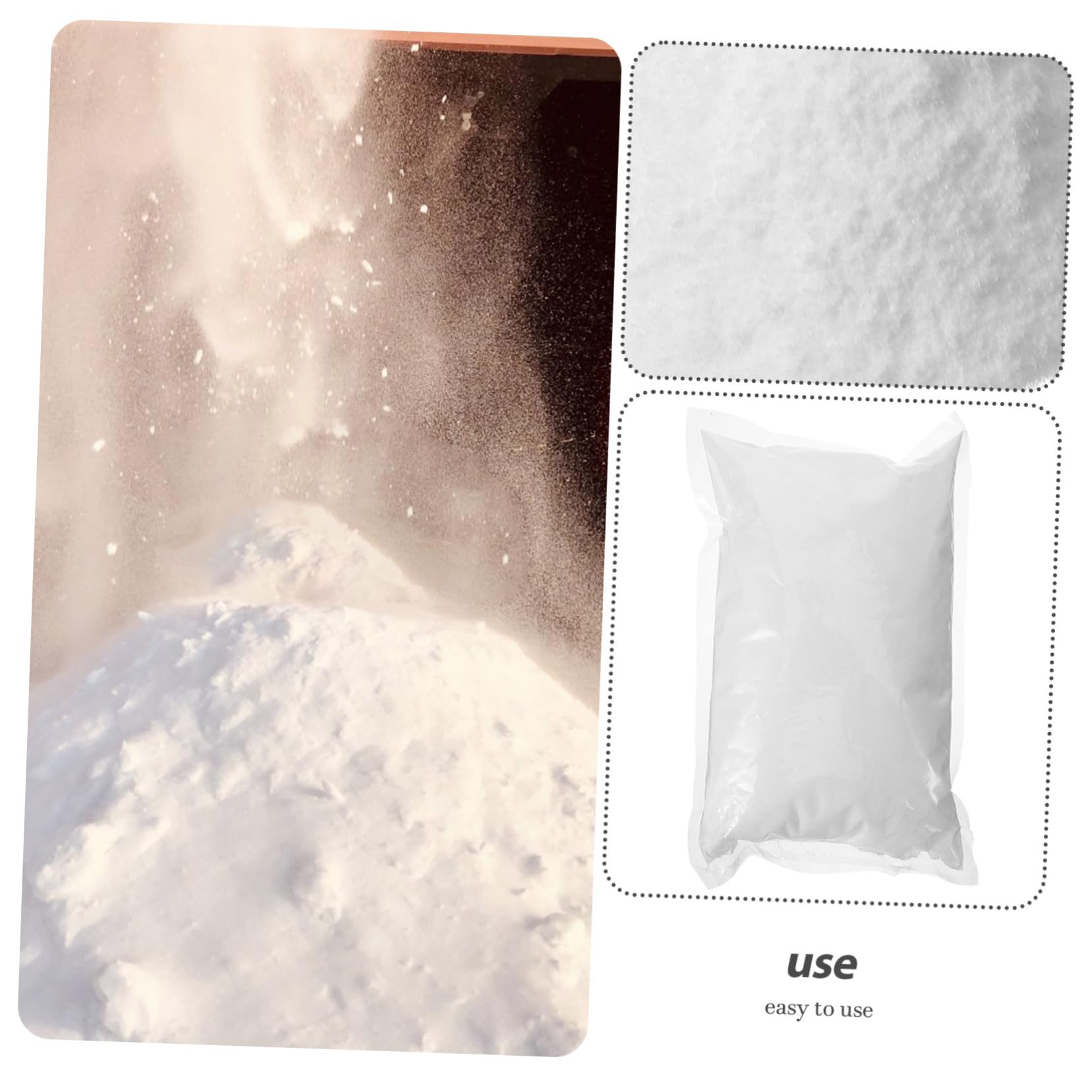 Milisten 1 Paquete Descongelante de Nieve Ecológico Disolvente Rápido para Hielo y Nieve Prevención de Hielo Carreteras y Superficies y Seguro para
