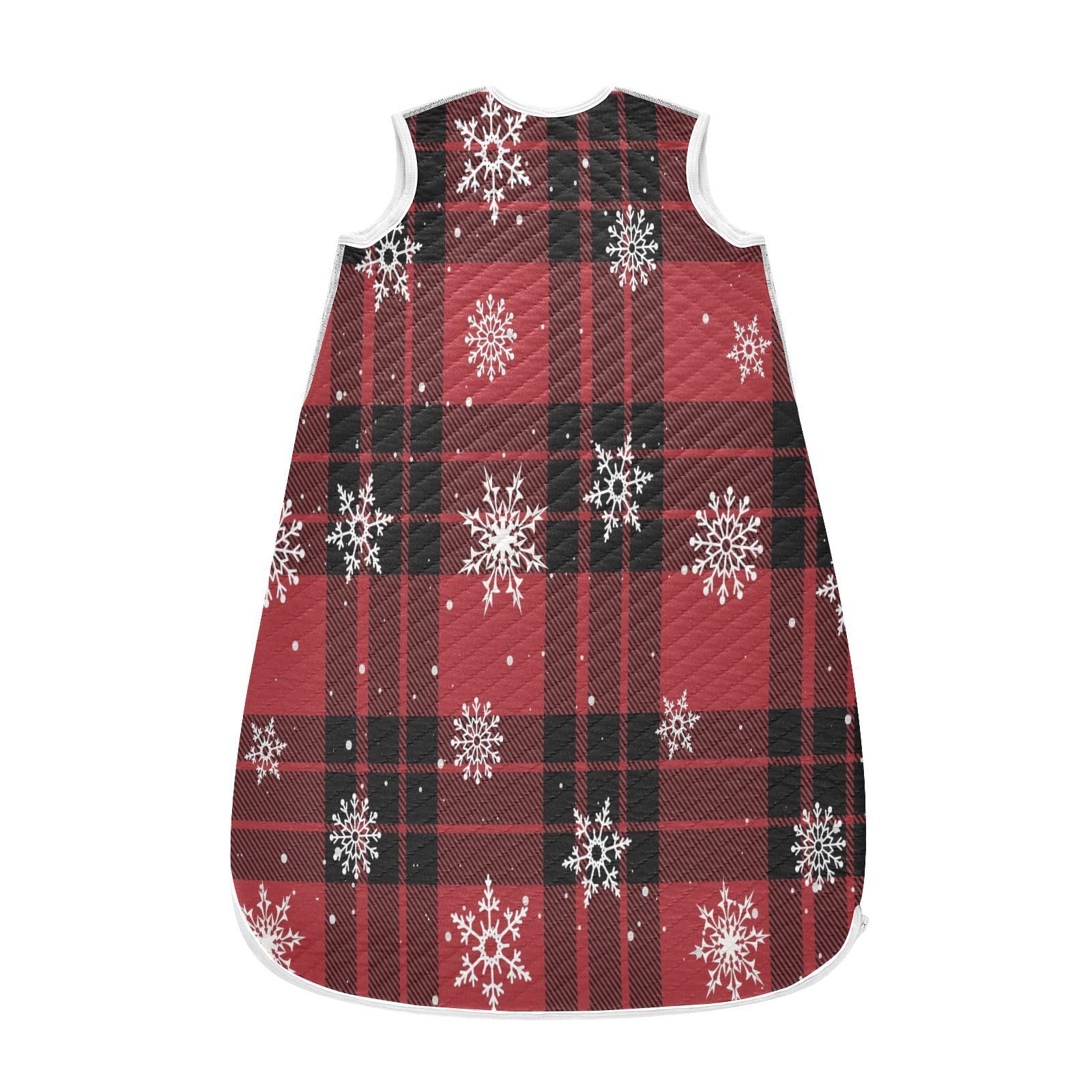 Kigai Christmas Flask Baby Sleep Sack Wearable Blanket Sleeping Bag 2-Way Zipper Soft Swaddle Transition Sack