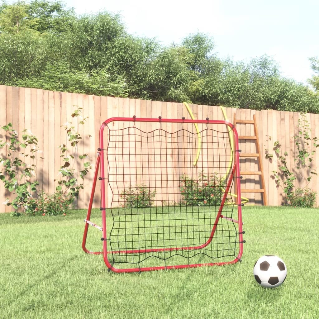 SKM Fußball-Rebounder Verstell 96x80x96 cm Stahl und PE,Sportartikel,Athletik,Fußball,Fußballtor-Zubehör,3.36 kg,93736