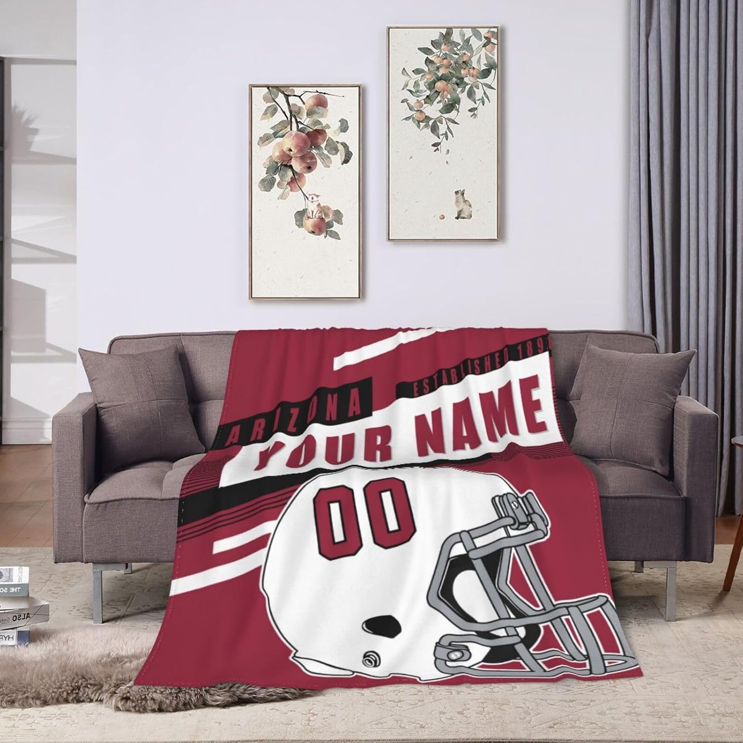 Custom City Throw Blanket Personalized Custom Any Name and